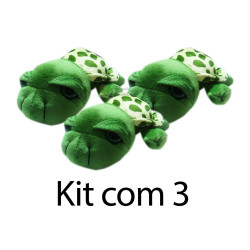 Kit: 3 Tartarugas Marinhas