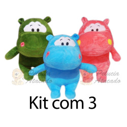 Kit: 3 Hipopótamos