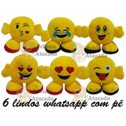 Kit: 6 Emojis Whatsapp com...