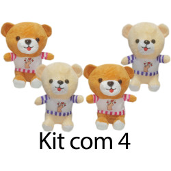 Kit: 4 Urso roupinha