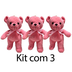 Kit: 3 Ursos de Laço