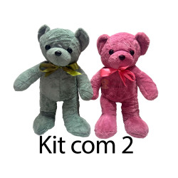 Kit: 2 Ursos de Laço