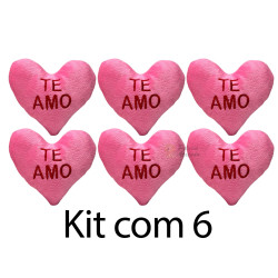 Kit: 6 Corações PP