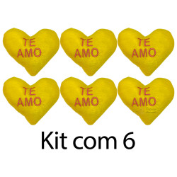 Kit: 6 Corações PP