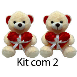 Kit: 2 Ursos Coração