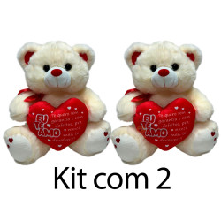 Kit: 2 Ursos Coração