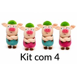 Kit com 4 Porquinhos de...