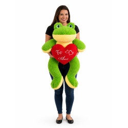 Sapo de Pelúcia 75 cm com...