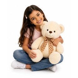 Urso De Pelúcia com Laço de...